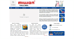 Desktop Screenshot of millionhandtools.com