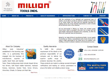 Tablet Screenshot of millionhandtools.com